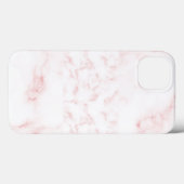coque en marbre rose iPhone (Verso (horizontal))