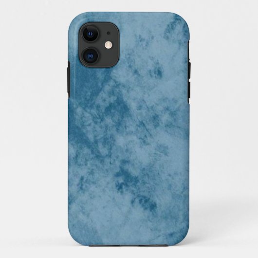 coque en pierre de marbre bleu-Mate Tough Apple iP (Dos)