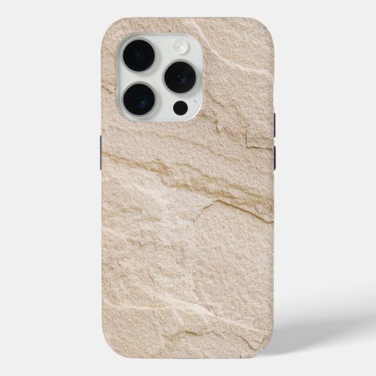 Coque en pierre de sable naturel - coque iphone de (Verso)