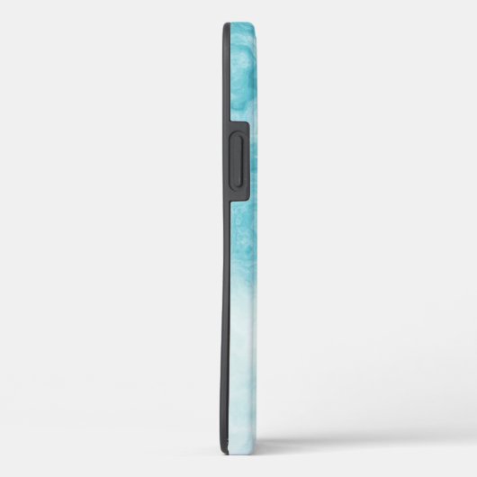 Coque en pierre marbré-Mate Tough Apple iPhone 12  (Verso / Droite)