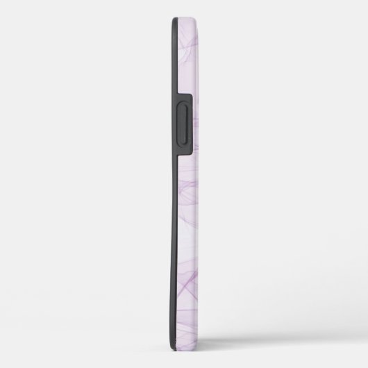 Coque en pierre marbré-Mate Tough Apple iPhone 12  (Verso / Droite)