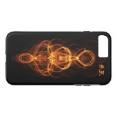 Coque Fire symétrique iPhone 7 Plus (Dos (Horizontal))