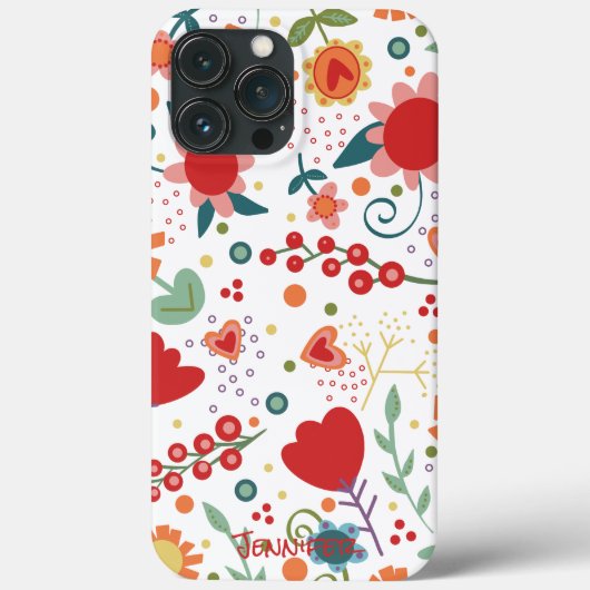 Coque floral en gros (Verso)