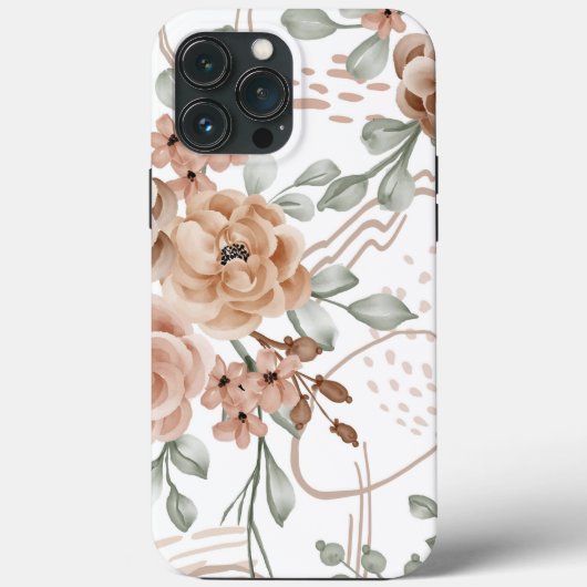 Coque Floral-Mate coque iphone (Verso)