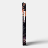 Coque foncé iPhone 13 avec Gras inspiré Anime (Verso / Gauche)