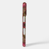 Coque fractal rose, vert et noir (Verso / Droite)