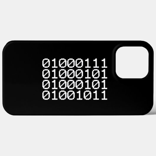 COQUE GEEK BINARY-coque iphone Mate (Verso (horizontal))