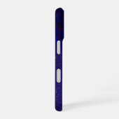 Coque géométrique Blue Space Donuts pour iPhone 16 (Côté droit)