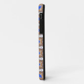 coque géométrique étoile bleue (Dos/Gauche)
