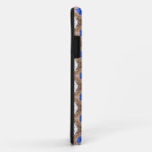 coque géométrique étoile bleue (Dos/Droite)