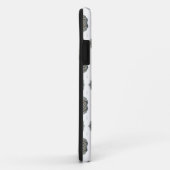coque géométrique noir et blanc (Dos/Droite)