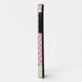 Coque géométrique Pastel iPhone SE/5/5s (Dos/Gauche)