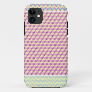 Coque géométrique Pastel iPhone SE/5/5s