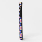 coque géométrique rose girly (Dos/Gauche)