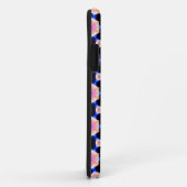 coque géométrique rose girly (Dos/Droite)