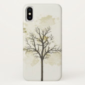 Coque Gold arbre iPhone X (Dos)