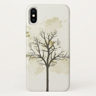 Coque Gold arbre iPhone X