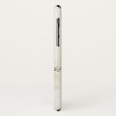 Coque Gold arbre iPhone X (Dos/Gauche)