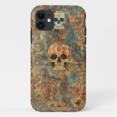Coque Grunge Skull Art Mobile (Dos)