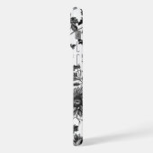 Coque Halloween noir et blanc Optimisé iPhone 15 (Côté gauche)