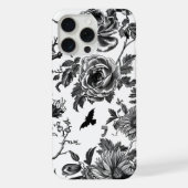 Coque Halloween noir et blanc Optimisé iPhone 15 (Verso)