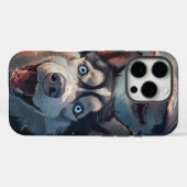 Coque Husky & Shark Imaginaire iPhone 16 Pro (Verso (horizontal))