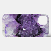 Coque ipad 3D Géode Améthyste Personnaliser* (Verso (horizontal))