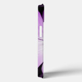 Coque ipad à fleurs pourpre (Verso / Droite)