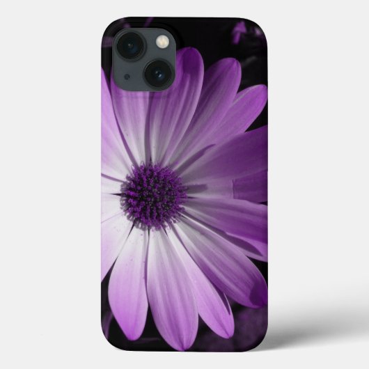 Coque ipad à fleurs pourpre (Verso)