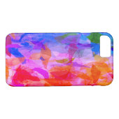 Coque ipad abstrait coloré chic d'iPhone (Dos (Horizontal))