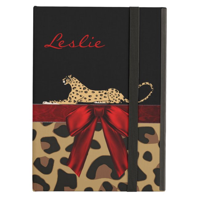 Coque iPad Air Support de boîtier d'air Jaguar iPad Chic (Devant fermé)