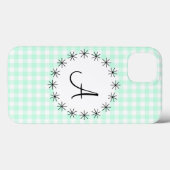 Coque ipad Aqua En vichy Check 'Monogram' (Verso (horizontal))