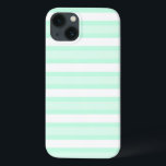 Coque ipad Aqua Stripe<br><div class="desc">Design simple et élégant,  avec de jolis rayures pastel dans deux tons bleu vert et blanc. Un design personnalisable pour personnaliser avec votre propre texte,  images et idées. Image d'art numérique originale créée par QuirkyChic.</div>