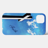 Coque ipad Ciel bleu de la Croix Sainte (Verso (horizontal))