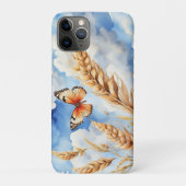 coque ipad couvre le blé et le ciel bleu (Dos)