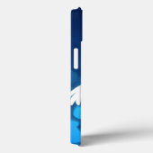 Coque ipad Daisy - Blue Sparkle (Verso / Droite)