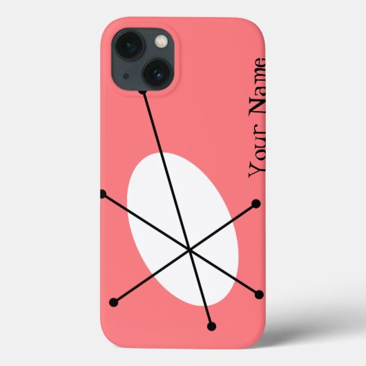 Coque ipad Dazzle Rose 'Your Name' (Verso)