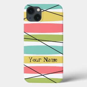 Coque ipad Dazzle Stripe 'Name'