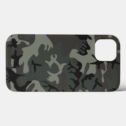 Coque ipad de camouflage gris (Verso (horizontal))