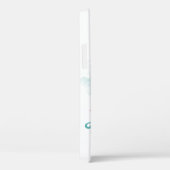 coque ipad de Cheval féminin de race rose Turquois (Verso / Droite)