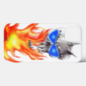 Coque ipad "de crâne de fer" (Verso (horizontal))