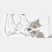 Coque ipad de croquis Papillon (Verso (horizontal))