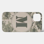 COQUE IPAD de monogramme numérique ACU Camo Camouf (Verso (horizontal))