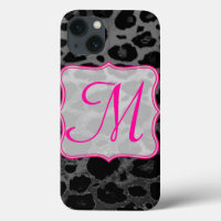 Coque ipad de monogramme sauvage Poster de animal 