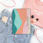 Coque ipad de personnalisation coeur<br><div class="desc">Personnalisez votre expérience de tablette avec notre coque ipad de personnalisation du coeur avec l'Art Abstrait coloré. Conçu à partir de matériaux haut de gamme, ce coque va au-delà de la protection, c'est l'expression de votre style unique. Le design, orné d'un beau coeur, vous permet d'ajouter votre nom, en le...</div>