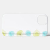 Coque ipad de points aquarelle (Verso (horizontal))