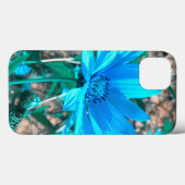 Coque ipad de tournesol bleu sauvage (Verso (horizontal))