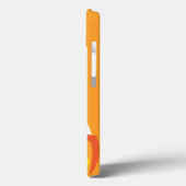 Coque ipad de visage du monstre orange (Verso / Gauche)