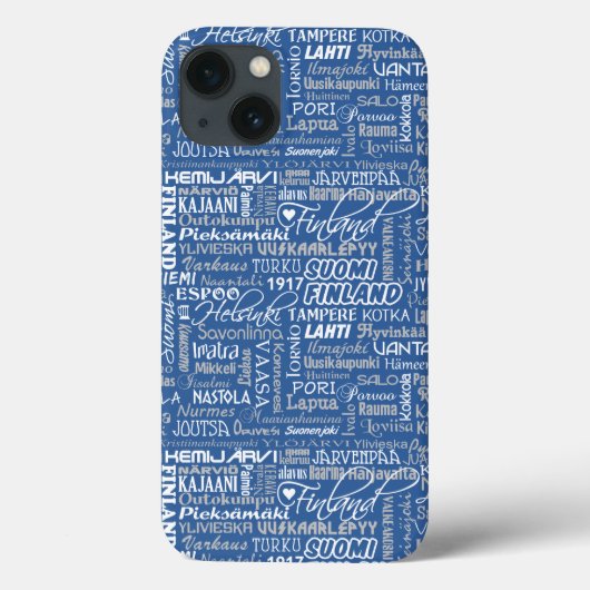Coque ipad des villes finlandaises (Verso)