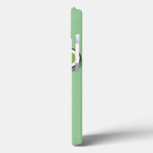 Coque ipad du visage du monstre vert (Verso / Gauche)